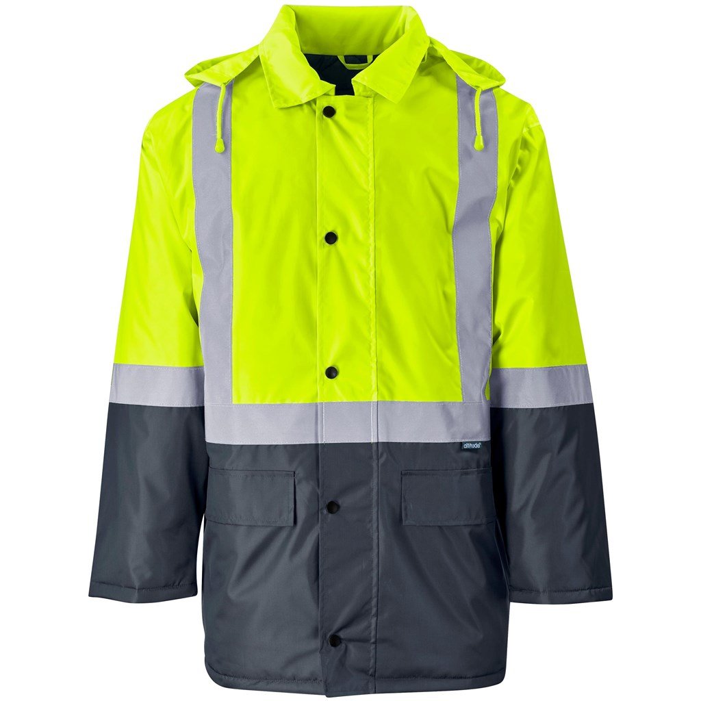 Hazard Padded Two-Tone Hi-Viz Reflective Jacket - Image 4