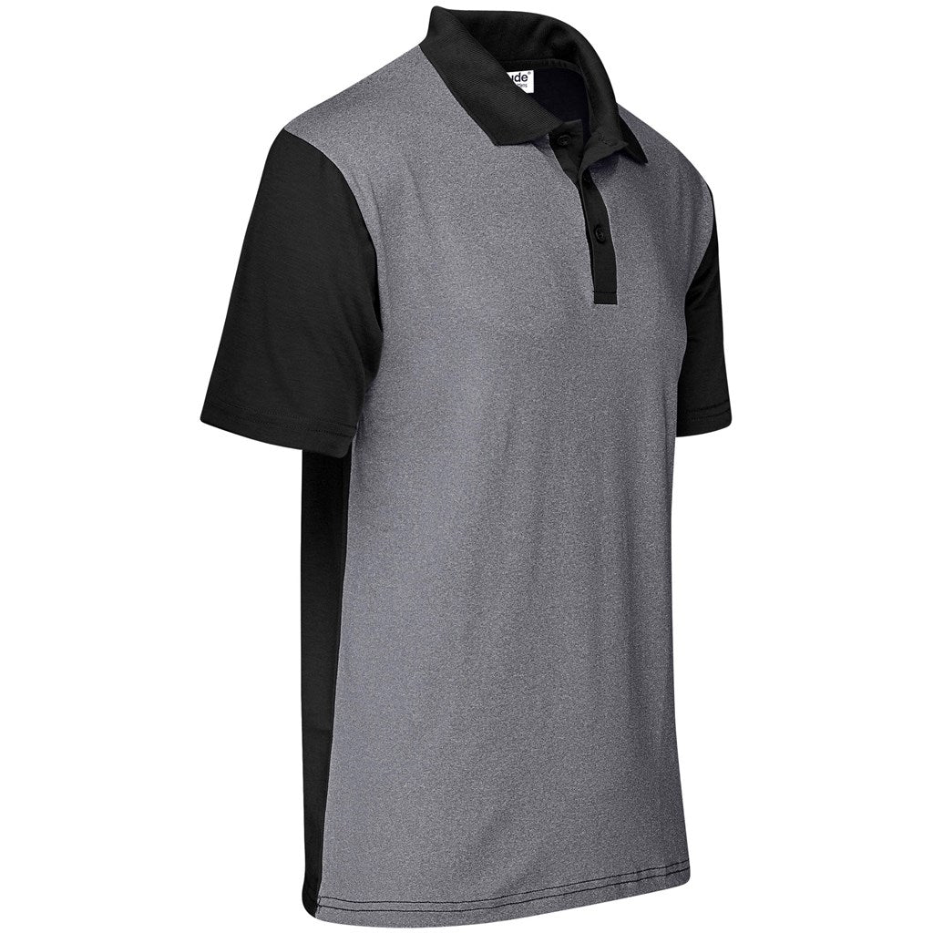 Mens Crossfire Golf Shirt - Grey - Image 8