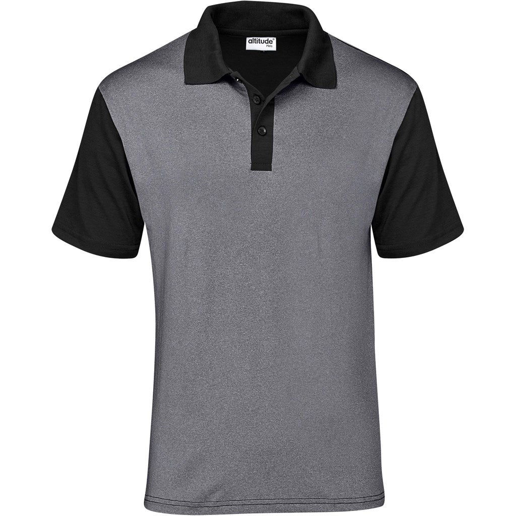 Mens Crossfire Golf Shirt - Grey - Image 3