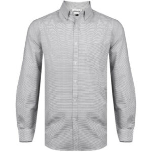Mens Long Sleeve Earl Shirt - Grey