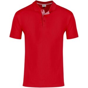 Mens New York Golf Shirt - Red