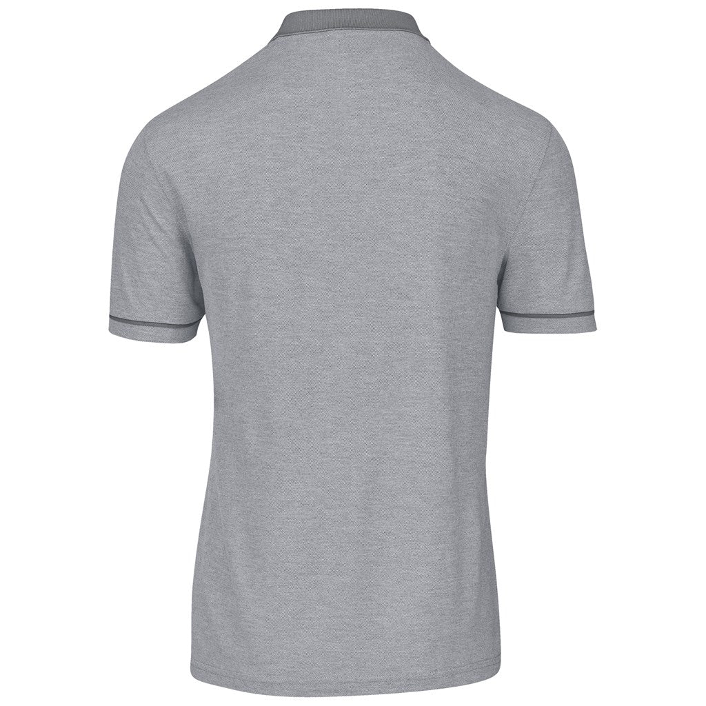 Mens Verge Golf Shirt - Light Grey - Image 7