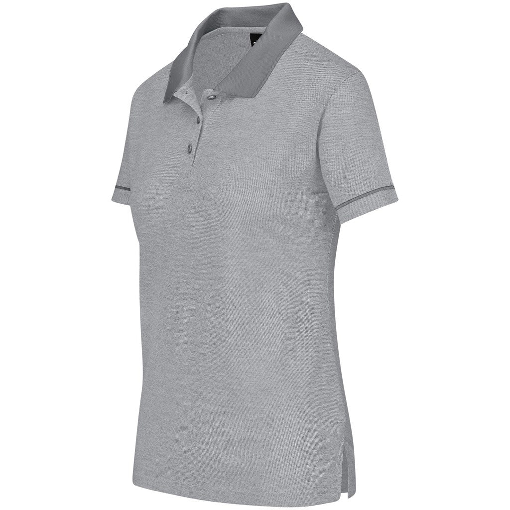 Ladies Verge Golf Shirt - Light Grey - Image 10