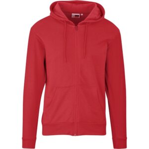 Mens Bravo Hooded Sweater - Red