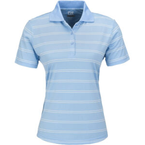 Ladies Hawthorne Golf Shirt - Light Blue