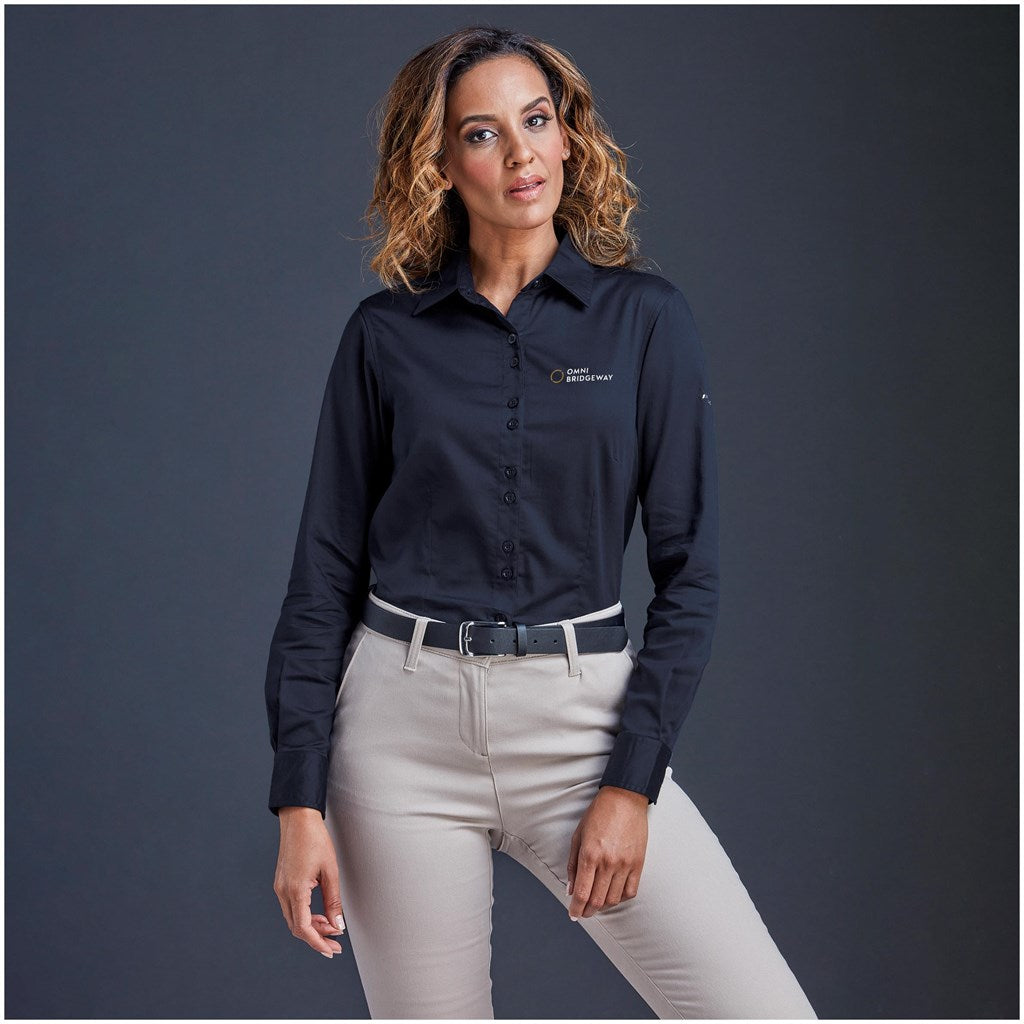Ladies Long Sleeve Alex Varga Opus Stretch Shirt - Image 3