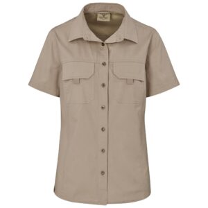 Ladies Short Sleeve Mawenzi Twill Shirt