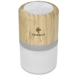 Okiyo Heiwa Bamboo Bluetooth Speaker & Night Light
