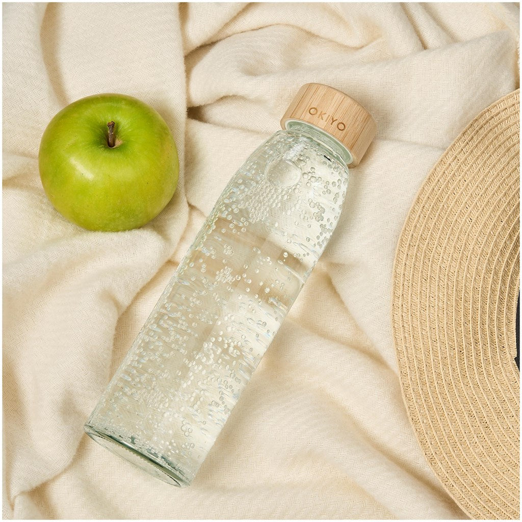 Okiyo Wabi-Sabi Glass Water Bottle - 500ml - Image 13