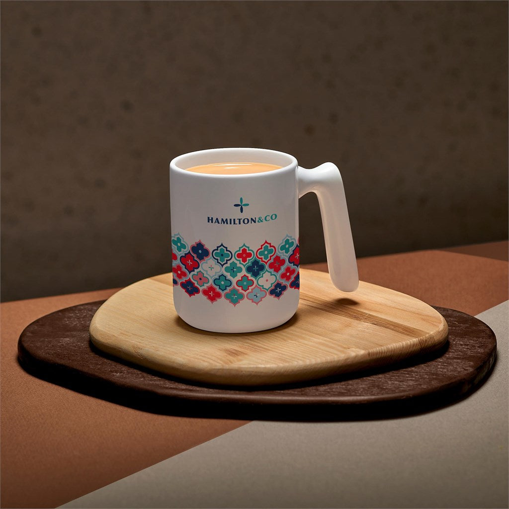 Serendipio Jenkins Sublimation Ceramic Coffee Mug - 480ml - Image 6