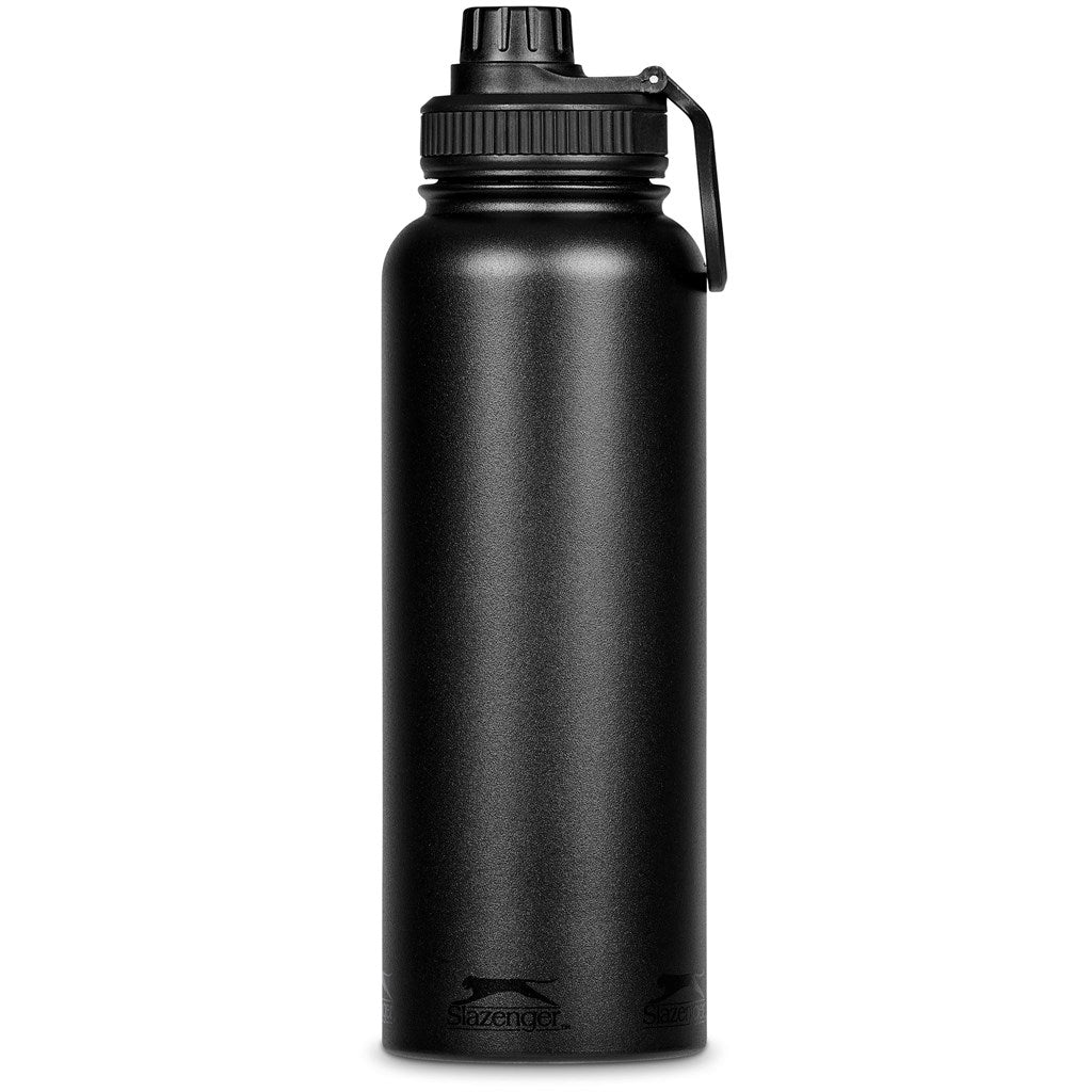 Slazenger Hooper Stainless Steel Vacuum Water Bottle - 1.2 Litre - Black - Image 4