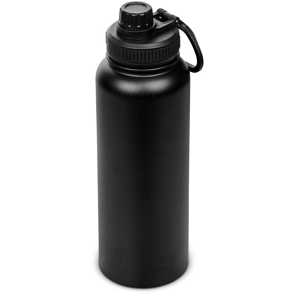 Slazenger Hooper Stainless Steel Vacuum Water Bottle - 1.2 Litre - Black - Image 6