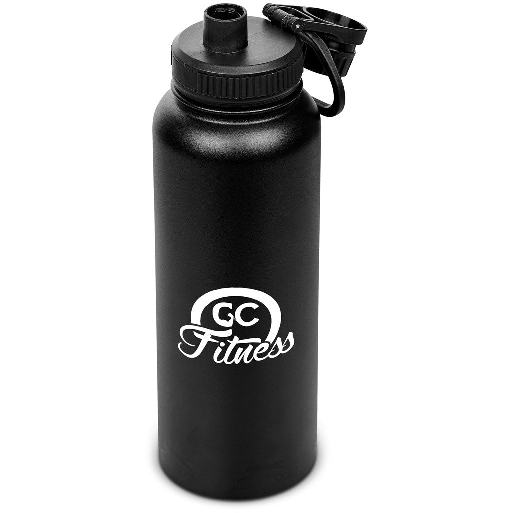 Slazenger Hooper Stainless Steel Vacuum Water Bottle - 1.2 Litre - Black - Image 9