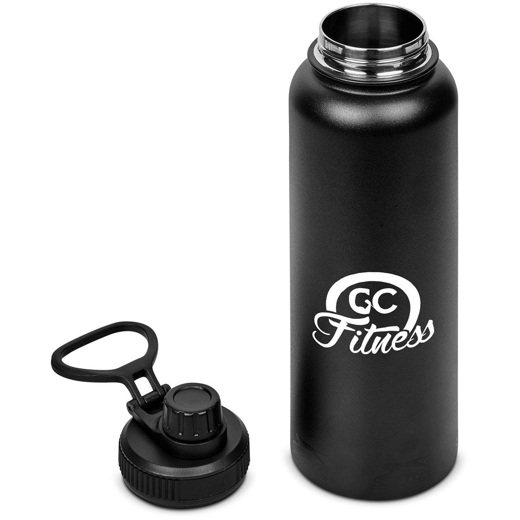 Slazenger Hooper Stainless Steel Vacuum Water Bottle - 1.2 Litre - Black - Image 11