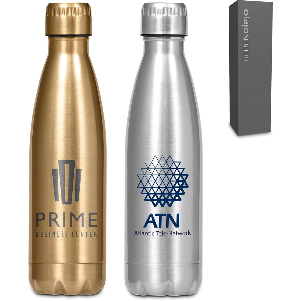 Serendipio Discovery Stainless Steel Vacuum Water Bottle - 500ml - Gold - Image 4