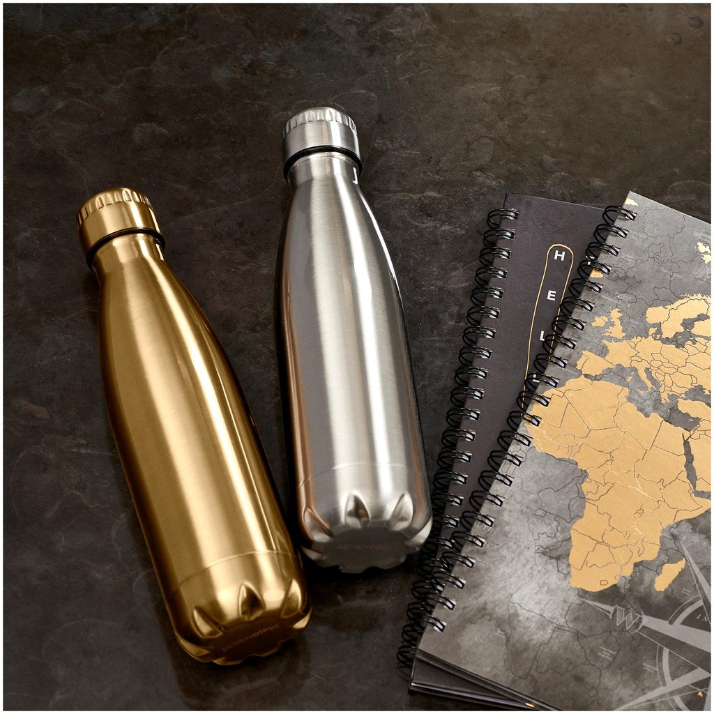 Serendipio Discovery Stainless Steel Vacuum Water Bottle - 500ml - Gold - Image 10