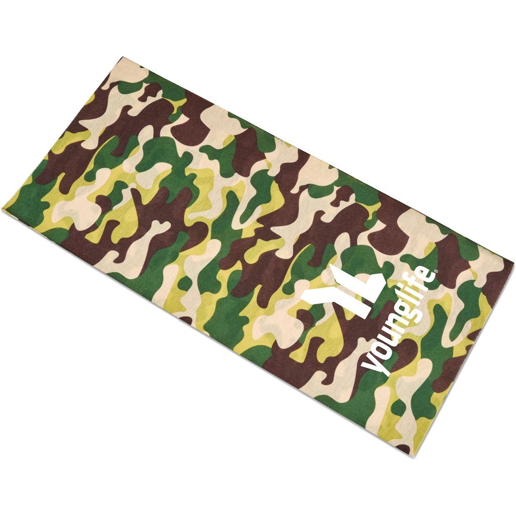 Kids Camo Flexi Tubular Bandana - Image 3