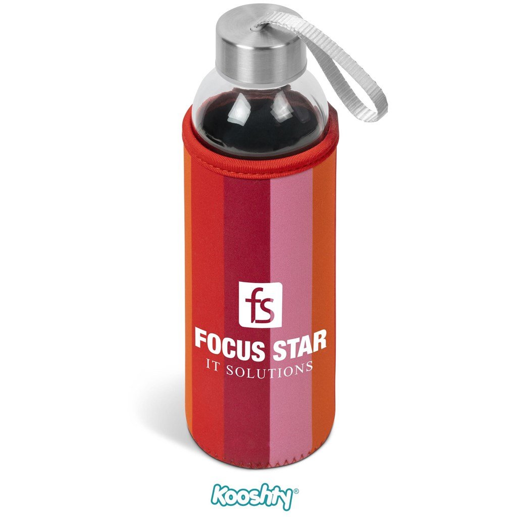Kooshty Quirky Glass Water Bottle - 500ml - Image 7