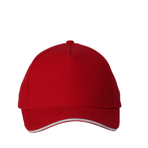 Sandwich Cap Red&white