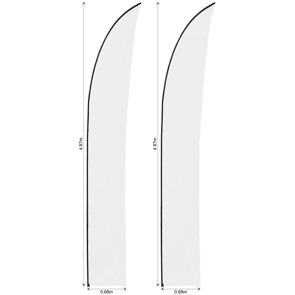 Legend 4m Sublimated Arcfin Flying Banner Skin - Set Of 2 (Excludes Hardware) - Image 3