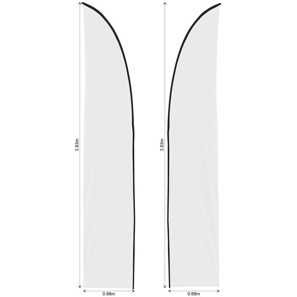 Legend 3m Sublimated Arcfin Double-Sided Flying Banner Skin (Excludes Hardware) - Image 3