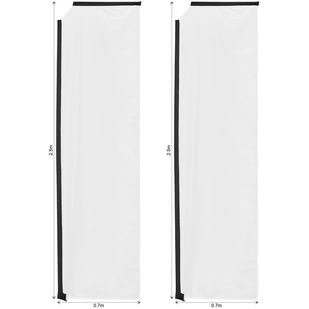 Legend 3m Sublimated Telescopic Flying Banner Skin - Set Of 2 (Excludes Hardware) - Image 3