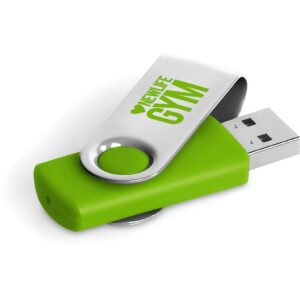 Axis Glint Flash Drive - 8GB - Lime