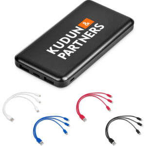 Kingpin Black 5 Compact Power Bank - 5,000mAh